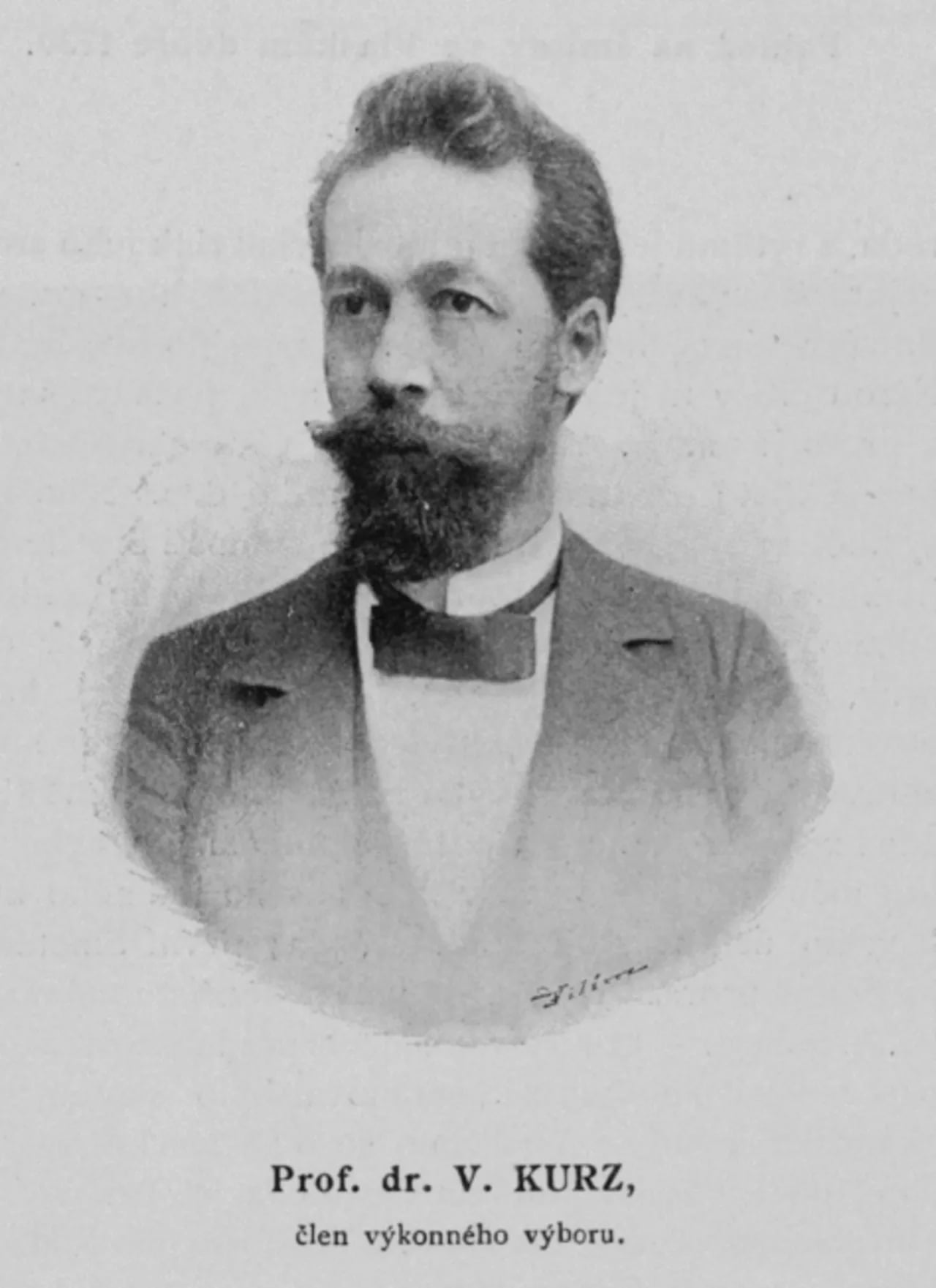 Portrait of Vilém Kurz (1847–1902) – memorial page