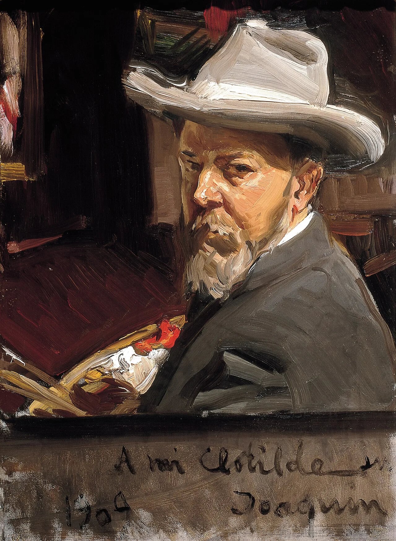 Porträt von Joaquín Sorolla (1863–1923) – Gedenkseite