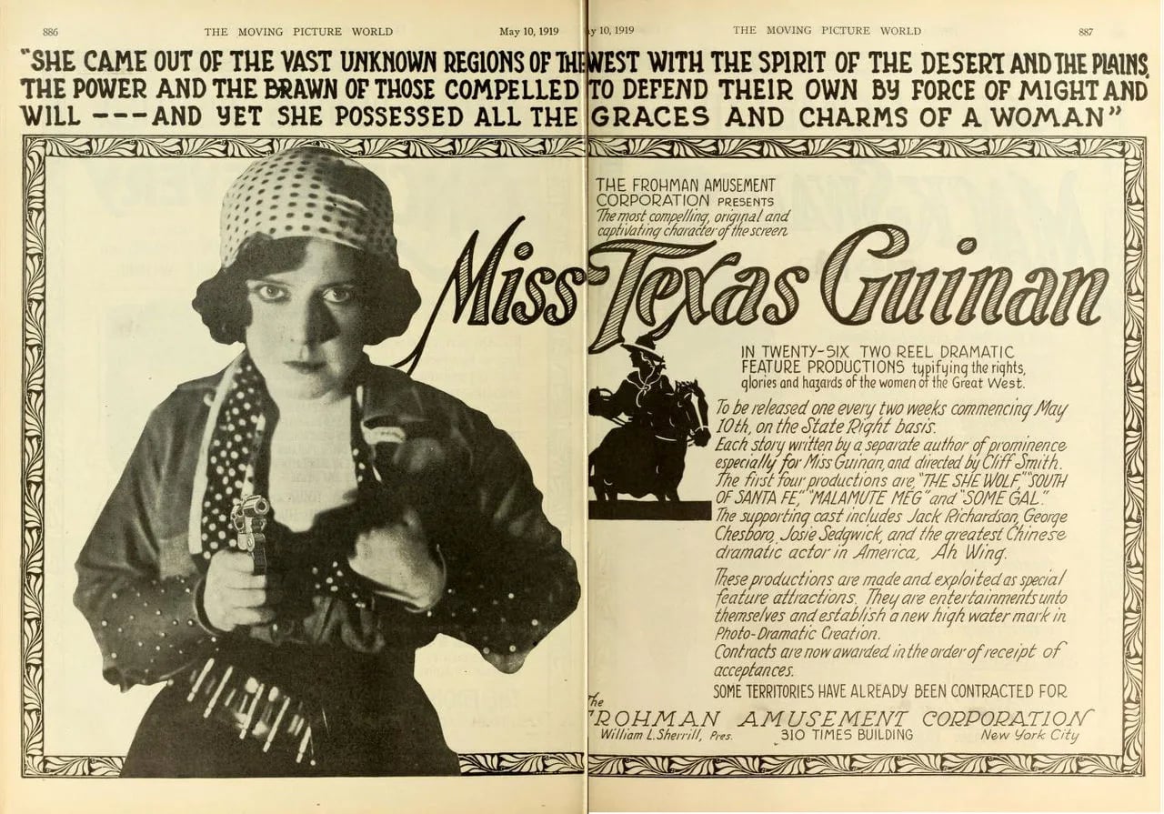 Portrait of Texas Guinan (1884–1933) – memorial page