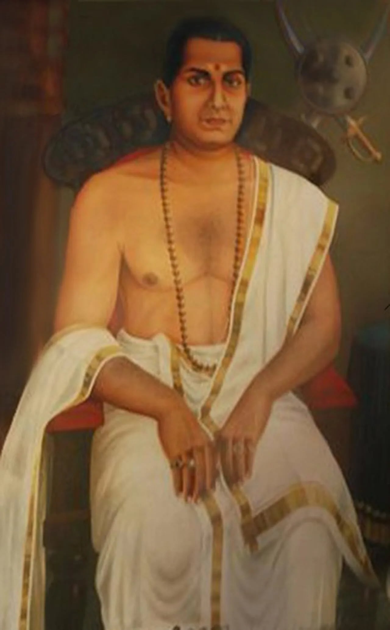 Porträt von Pazhassi Raja (1753–1805) – Gedenkseite