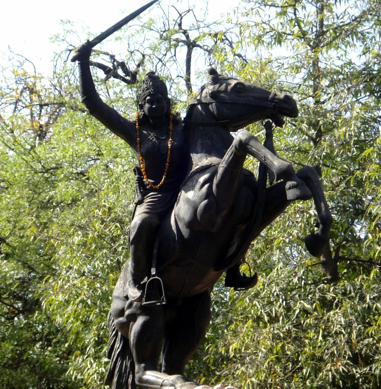 Porträt von Jhalkaribai (1830–1858) – Gedenkseite