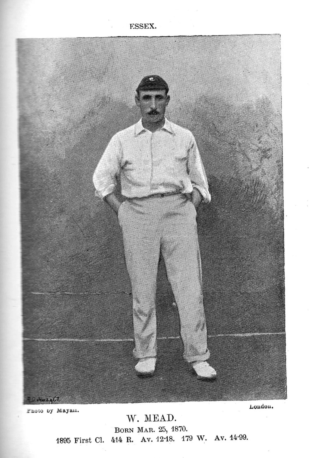 Portrait of Walter Mead (1868–1954) – memorial page