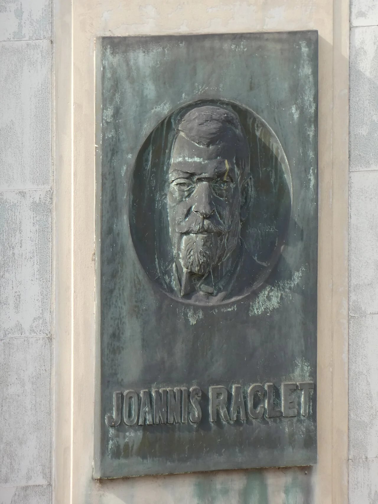 Porträt von Jean-François Raclet (1843–1926) – Gedenkseite