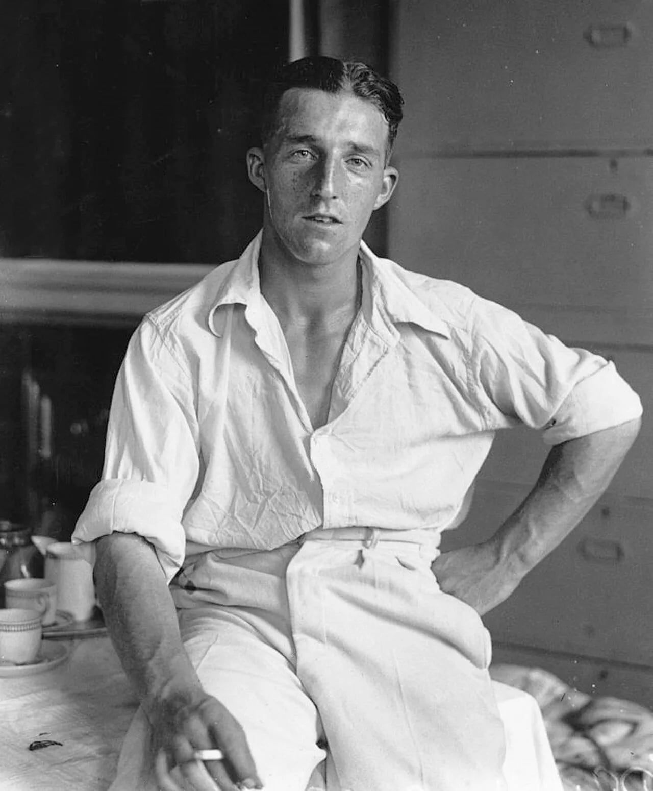 Portrait of Bill Edrich (1916–1986) – memorial page