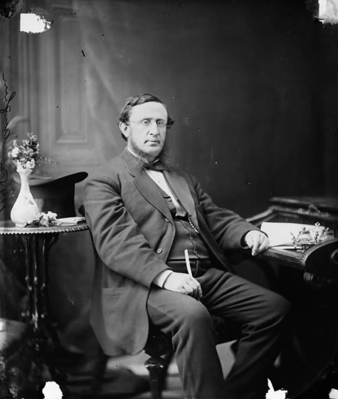 Porträt von Timothy Anglin (1822–1896) – Gedenkseite