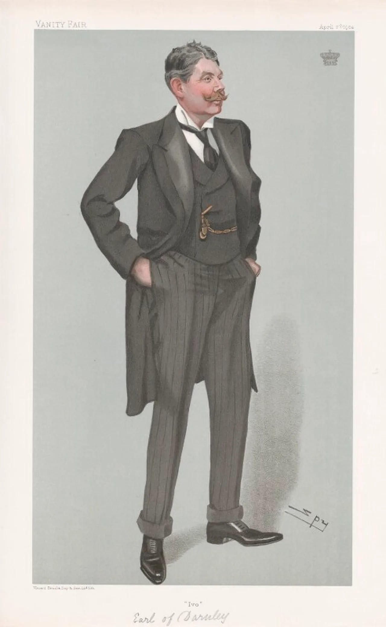 Portrait of Ivo Bligh, 8. Earl of Darnley (1859–1927) – memorial page