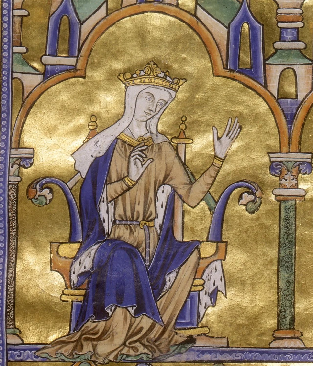 Porträt von Blanka von Kastilien (1188–1252) – Gedenkseite