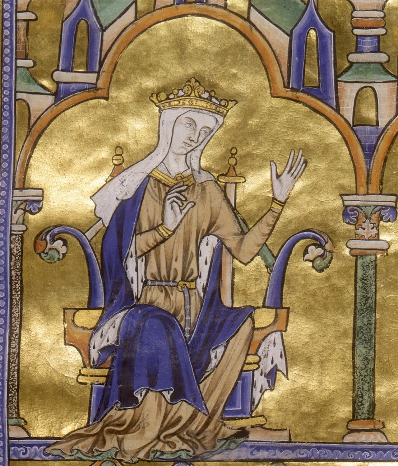 Porträt von Blanka von Kastilien (1188–1252) – Gedenkseite