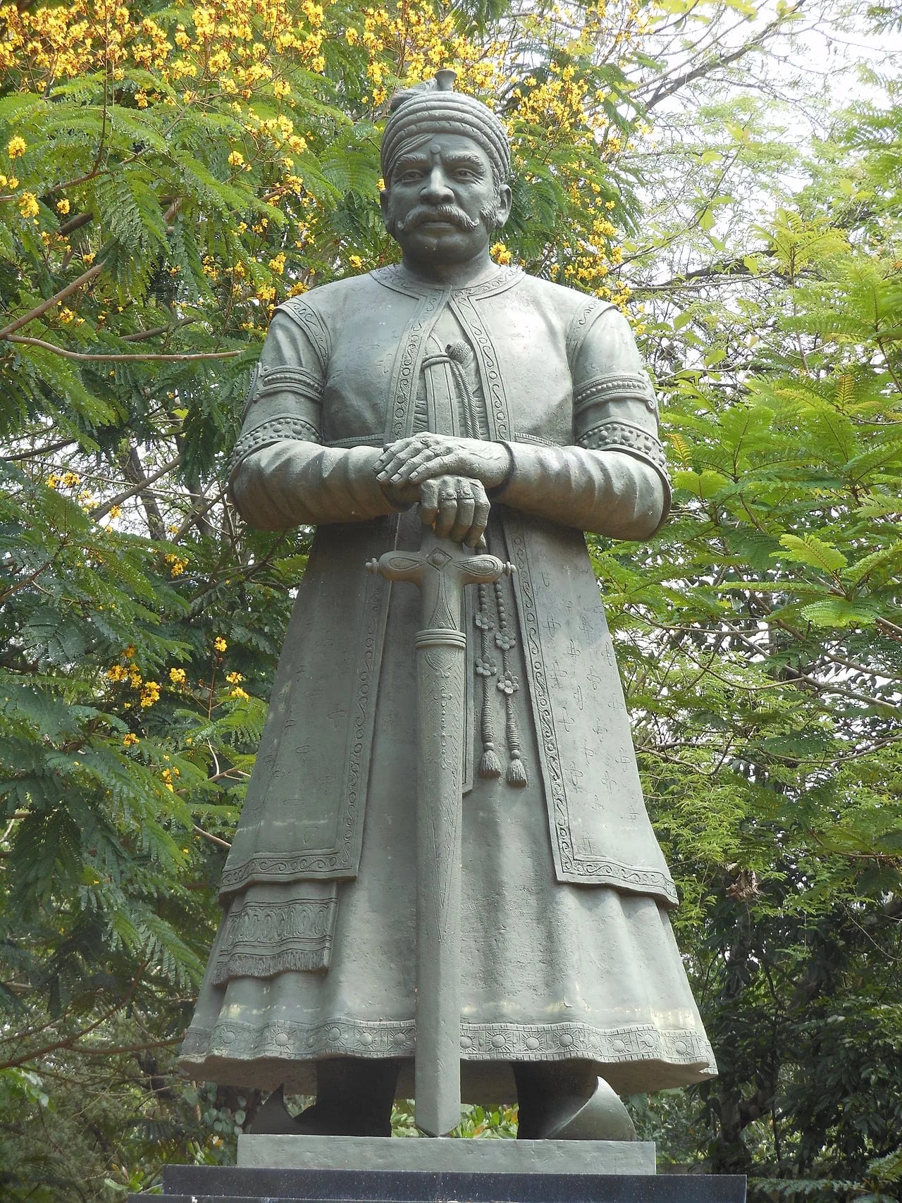 Porträt von Velu Thampi Dalawa (1765–1809) – Gedenkseite