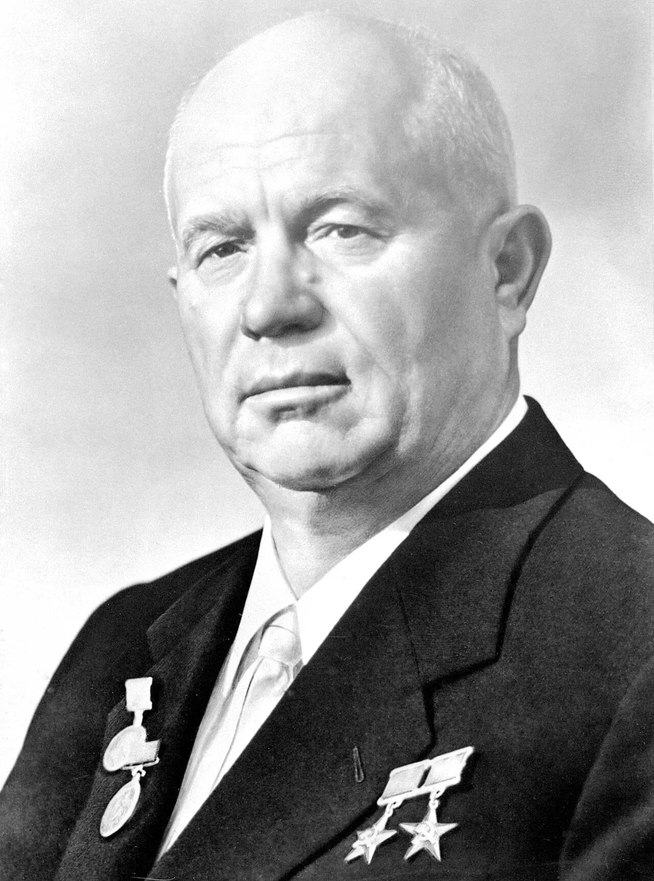 Porträt von Nikita Sergejewitsch Chruschtschow (1894–1971) – Gedenkseite