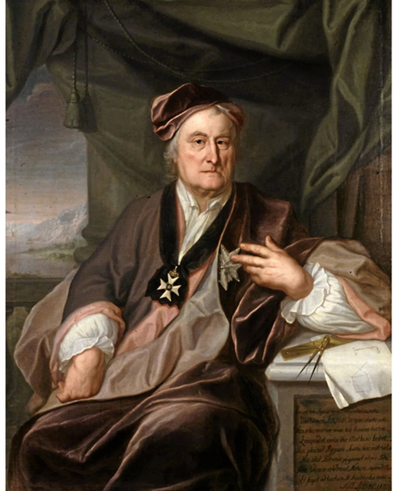 Porträt von Christopher Polhem (1661–1751) – Gedenkseite