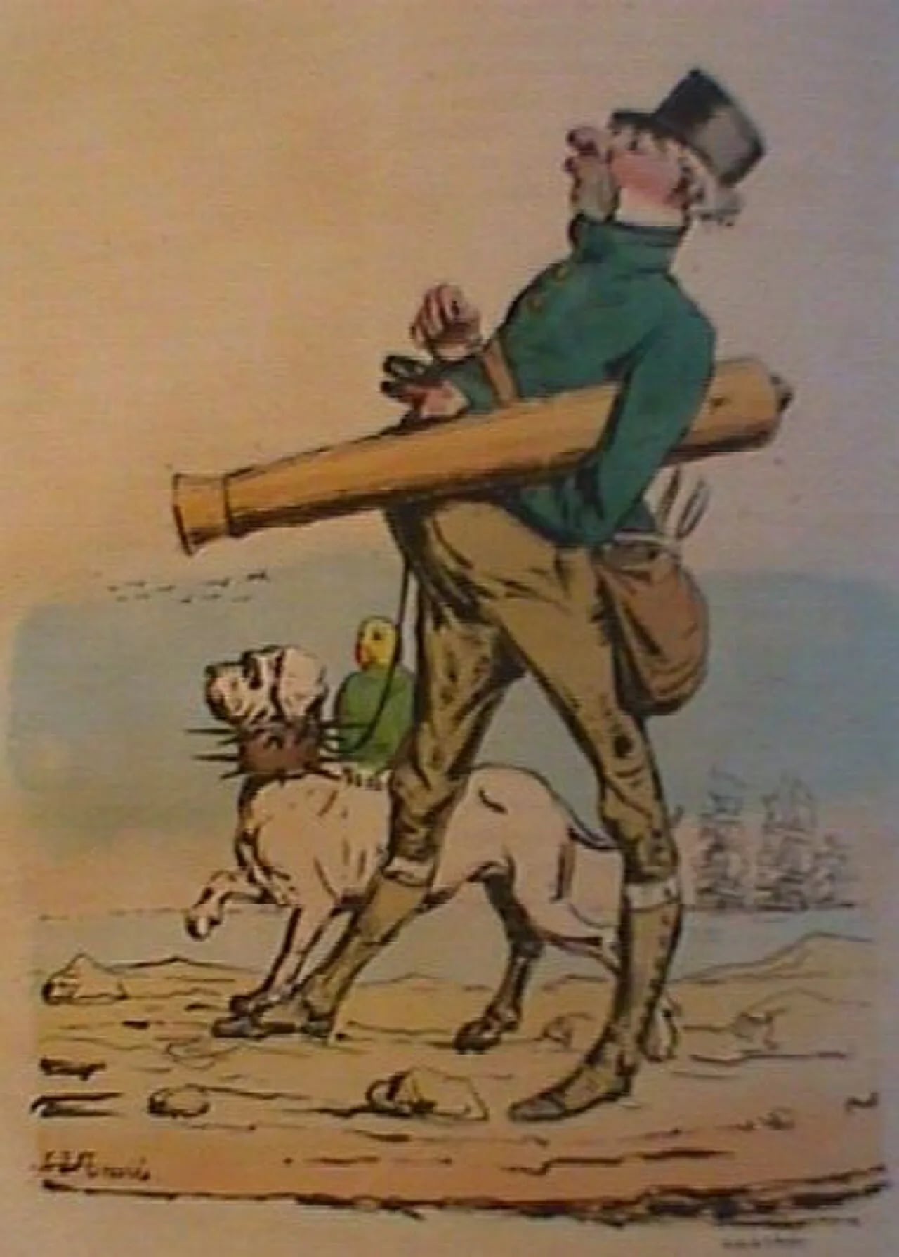 Porträt von Charles-Joseph Traviès (1804–1859) – Gedenkseite