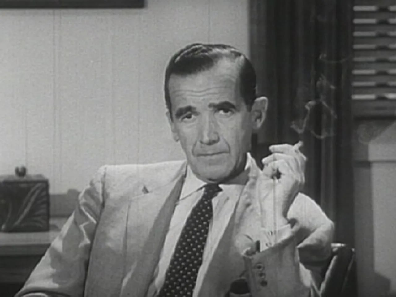 Portrait of Edward R. Murrow (1908–1965) – memorial page