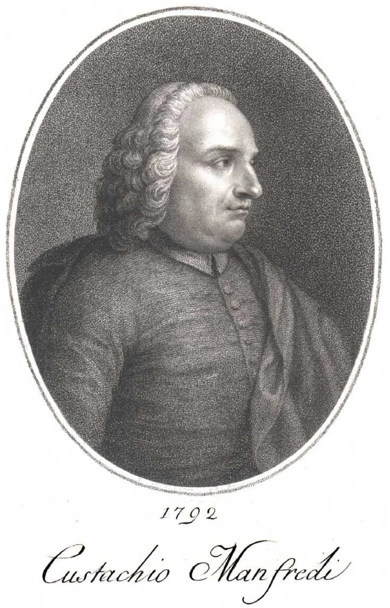 Portrait of Eustachio Manfredi (1674–1739) – memorial page