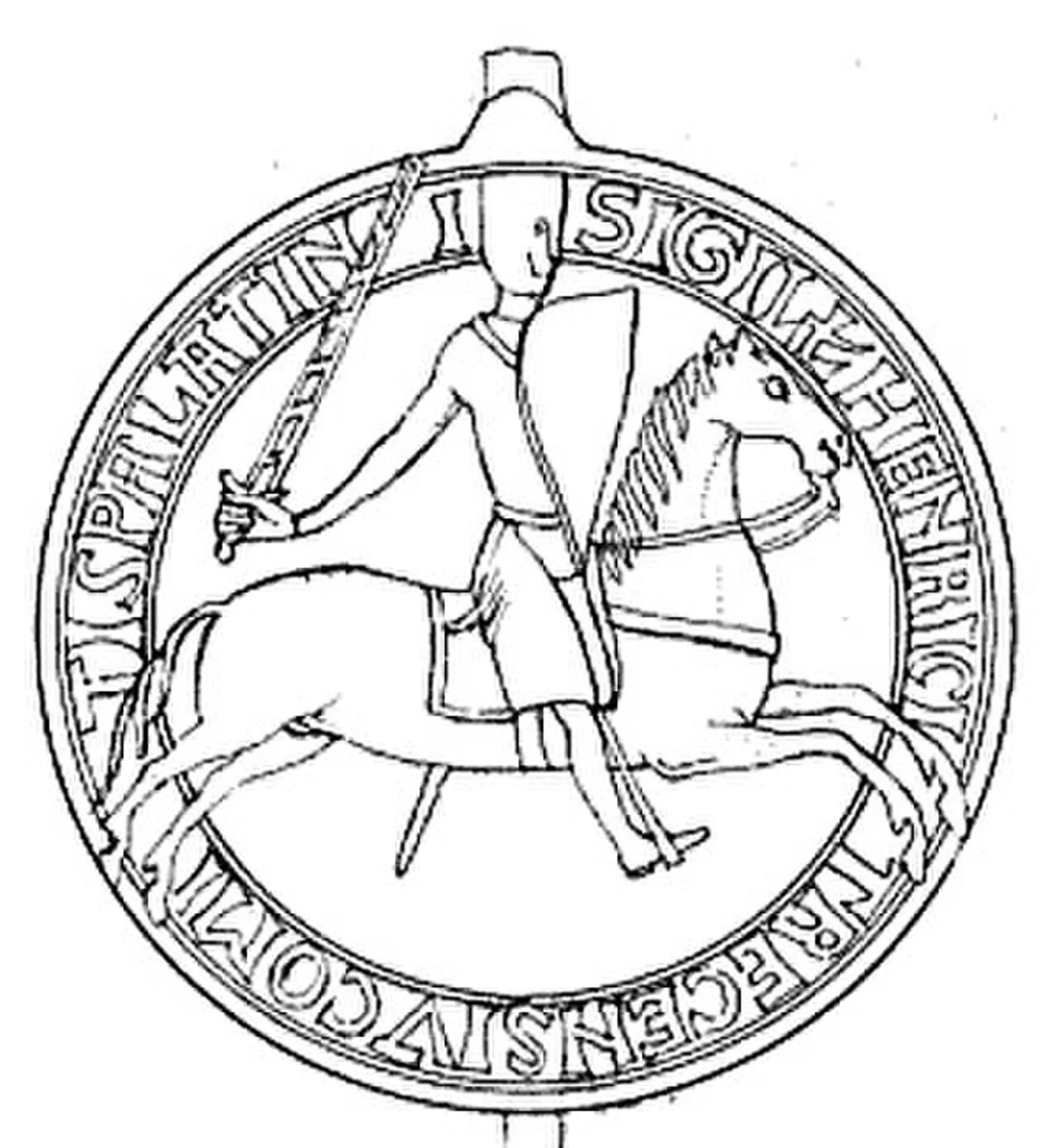 Portrait of Heinrich II. (1166–1197) – memorial page