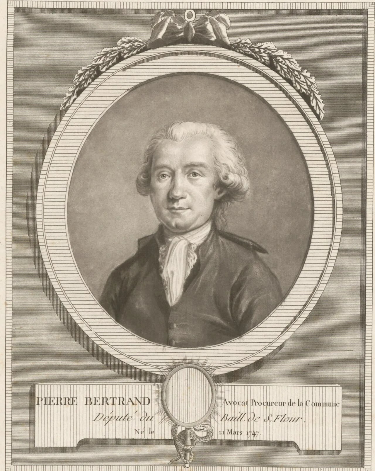Porträt von Pierre Bertrand (1747–1820) – Gedenkseite