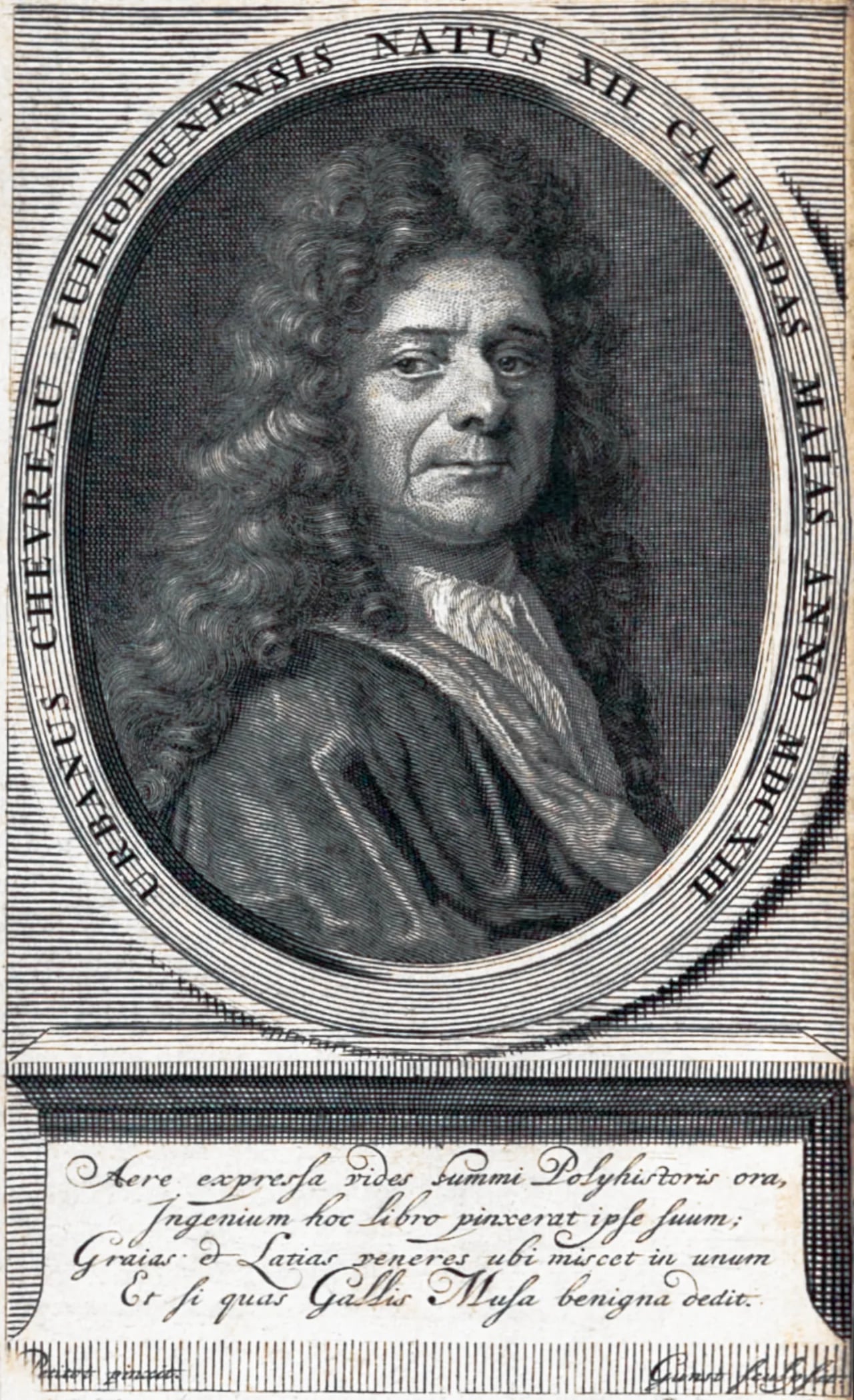 Porträt von Urbain Chevreau (1613–1701) – Gedenkseite
