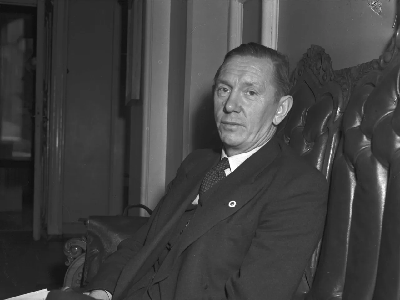 Portrait of Oscar Torp (1893–1958) – memorial page
