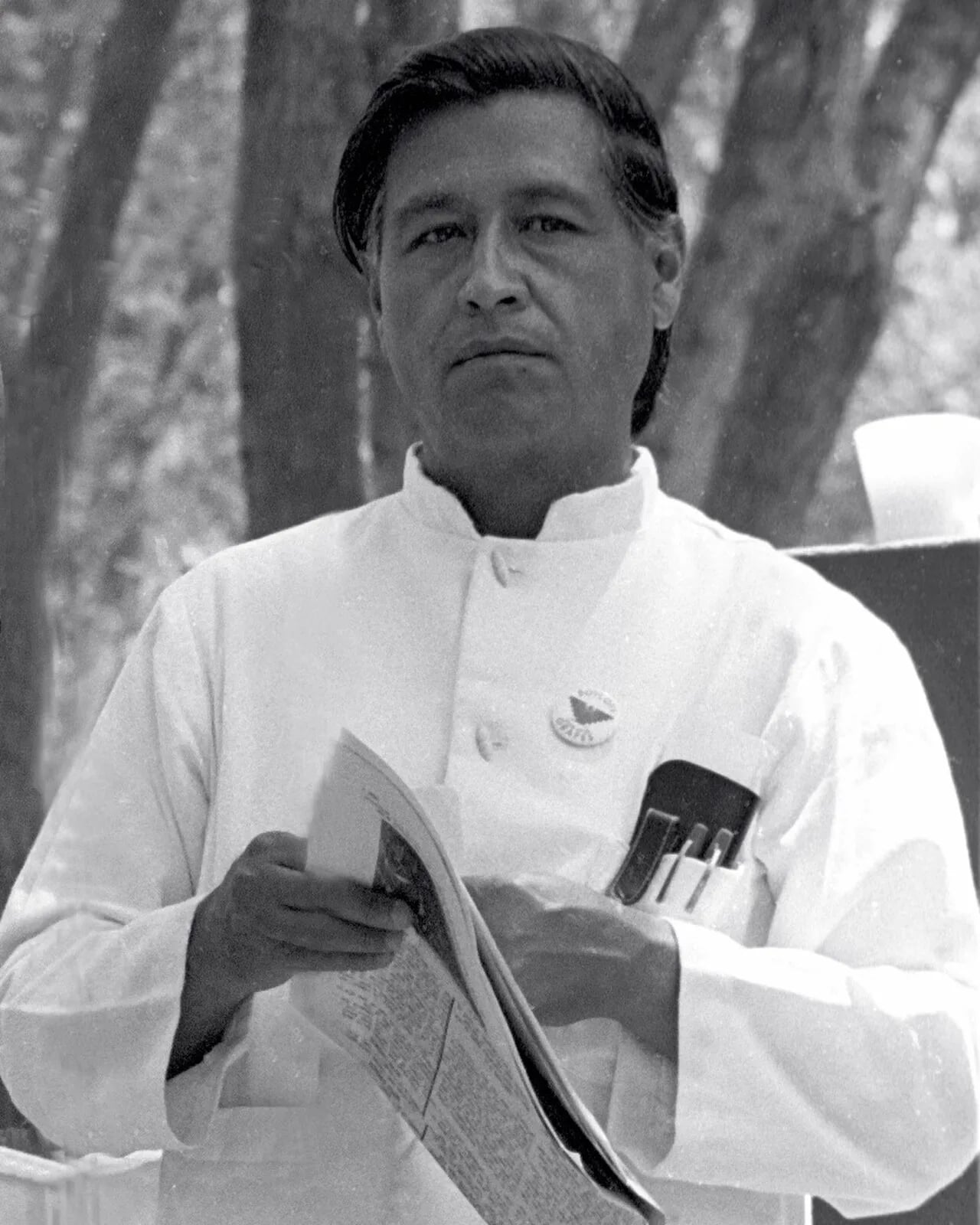 Porträt von César Chávez (1927–1993) – Gedenkseite