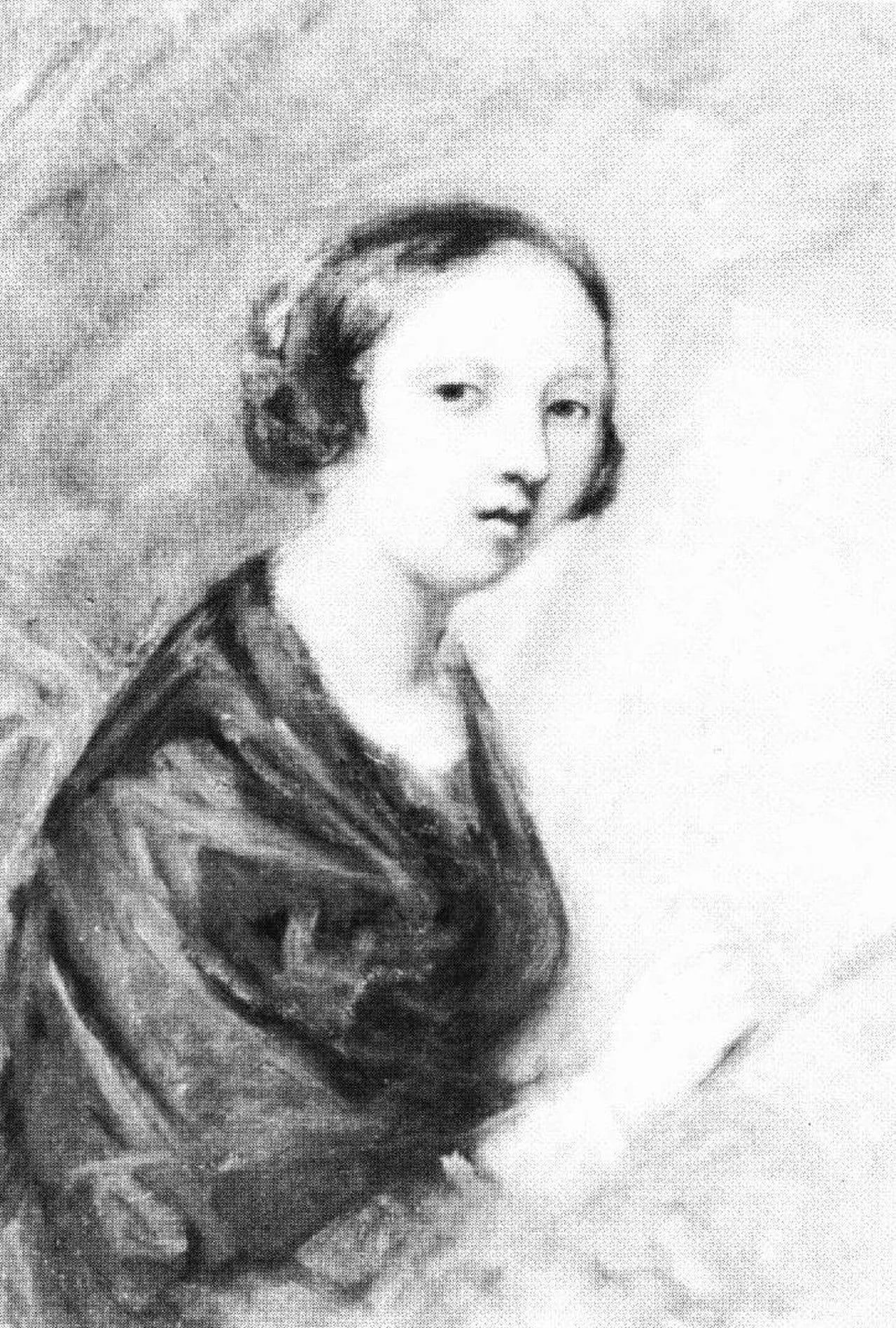 Porträt von Wera Sergejewna Aksakowa (1819–1864) – Gedenkseite
