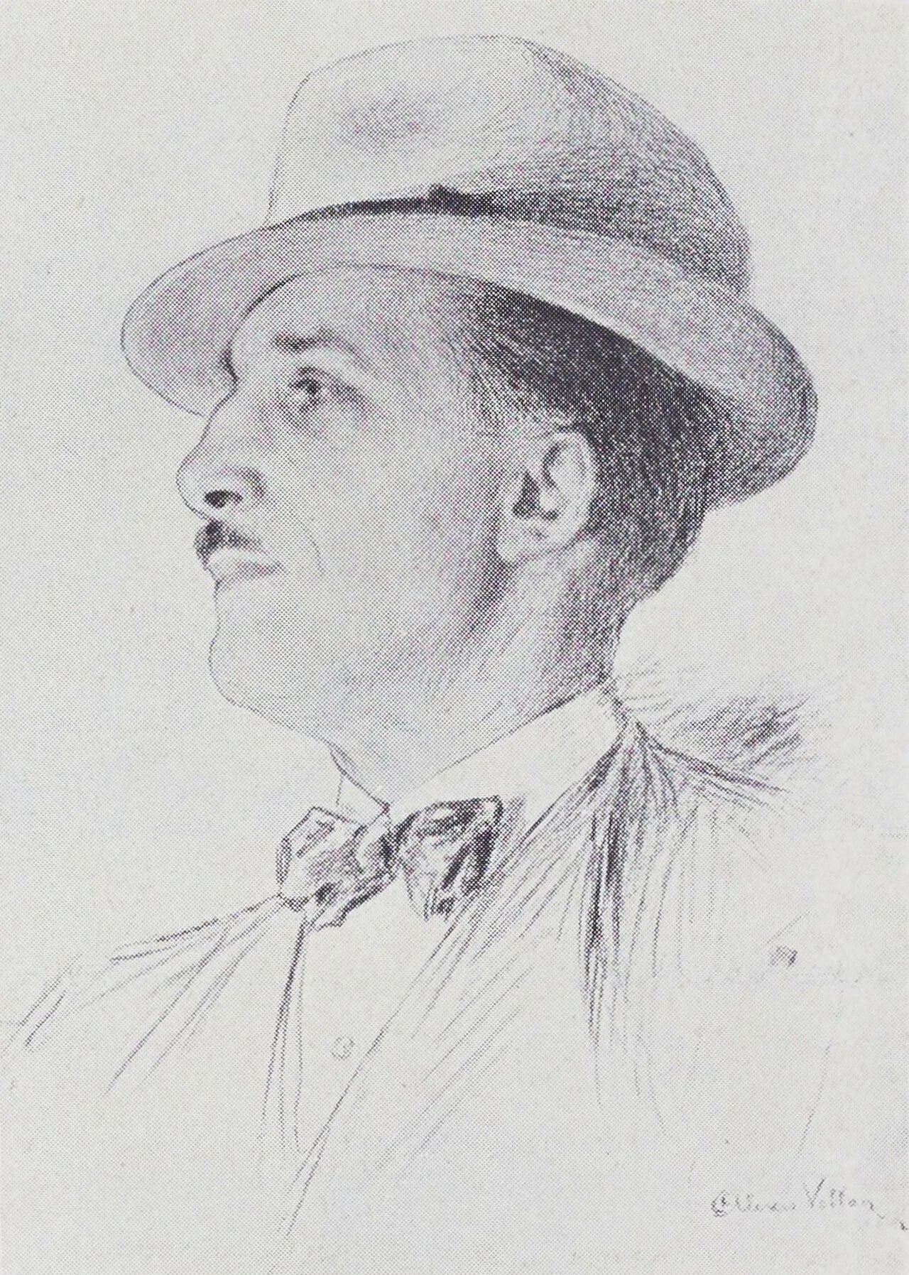 Porträt von Victor Boucher (1877–1942) – Gedenkseite