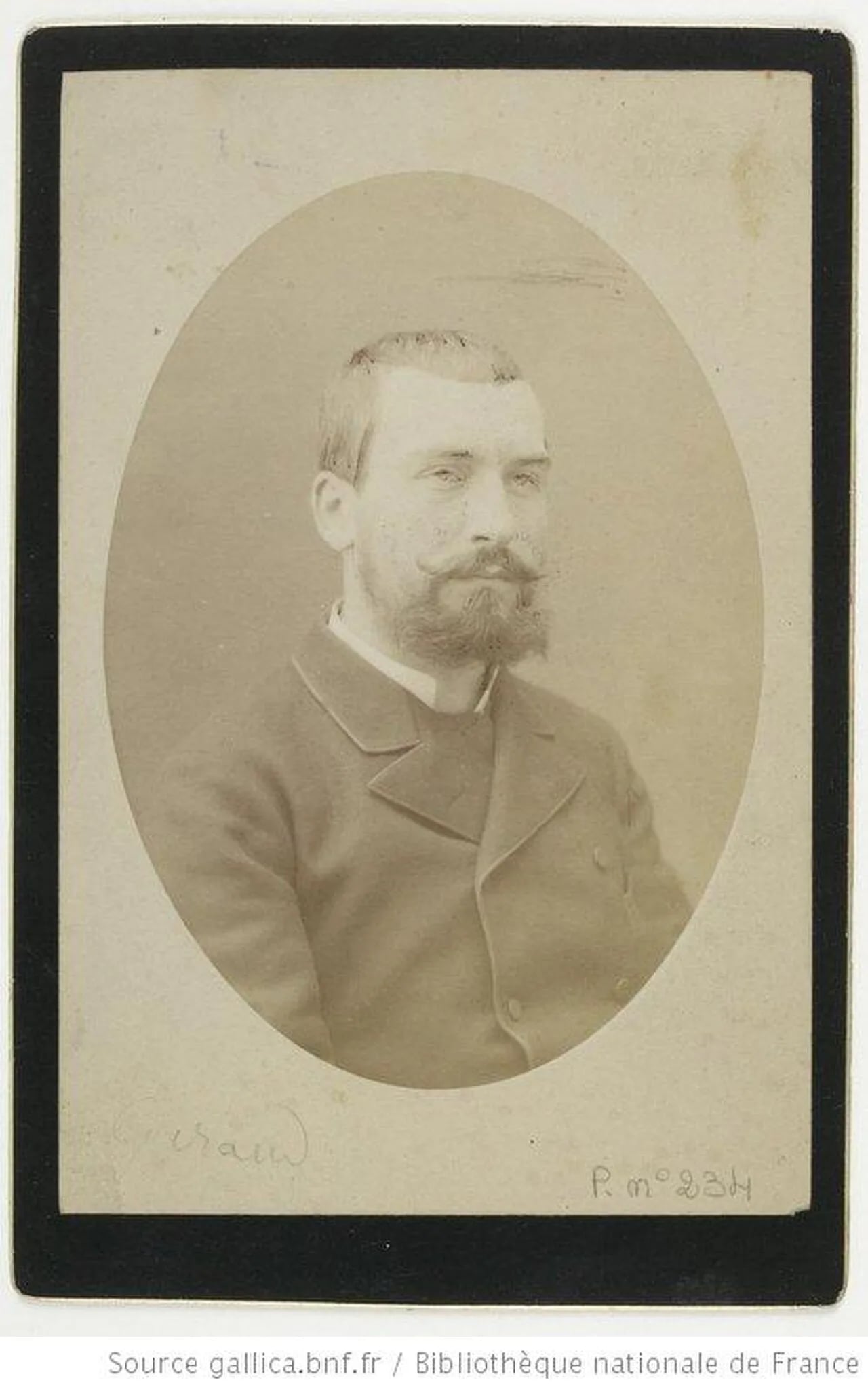 Porträt von Victor Giraud (1858–1898) – Gedenkseite