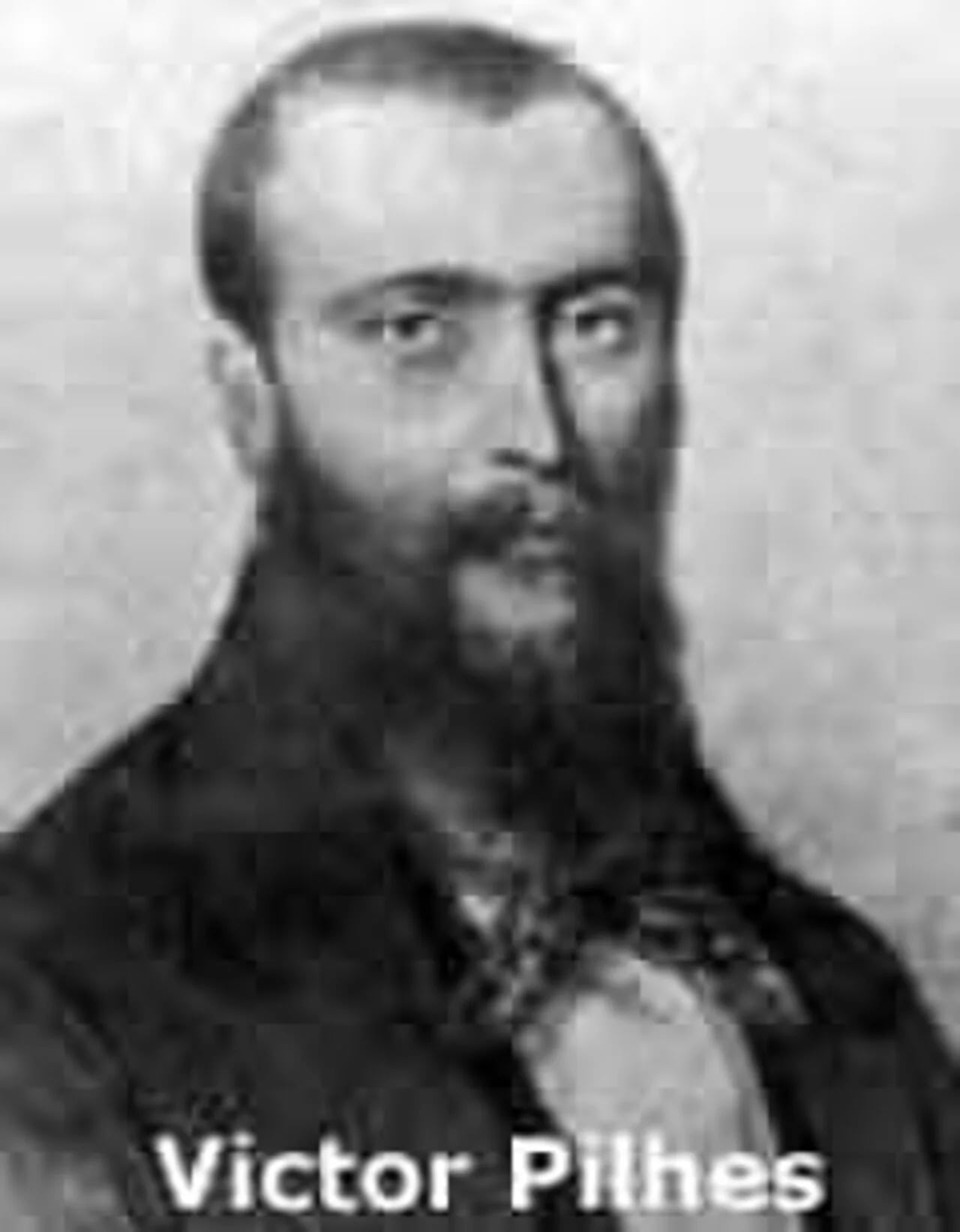 Porträt von Victor Pilhes (1817–1882) – Gedenkseite