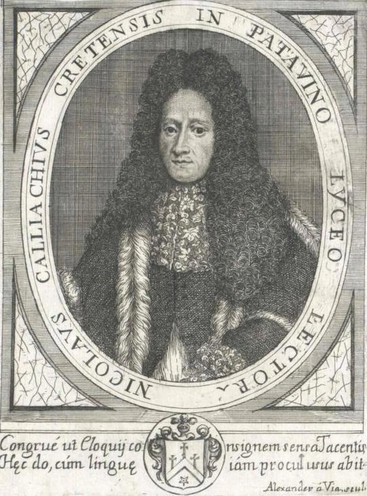 Porträt von Nicholas Kalliakis (1645–1707) – Gedenkseite