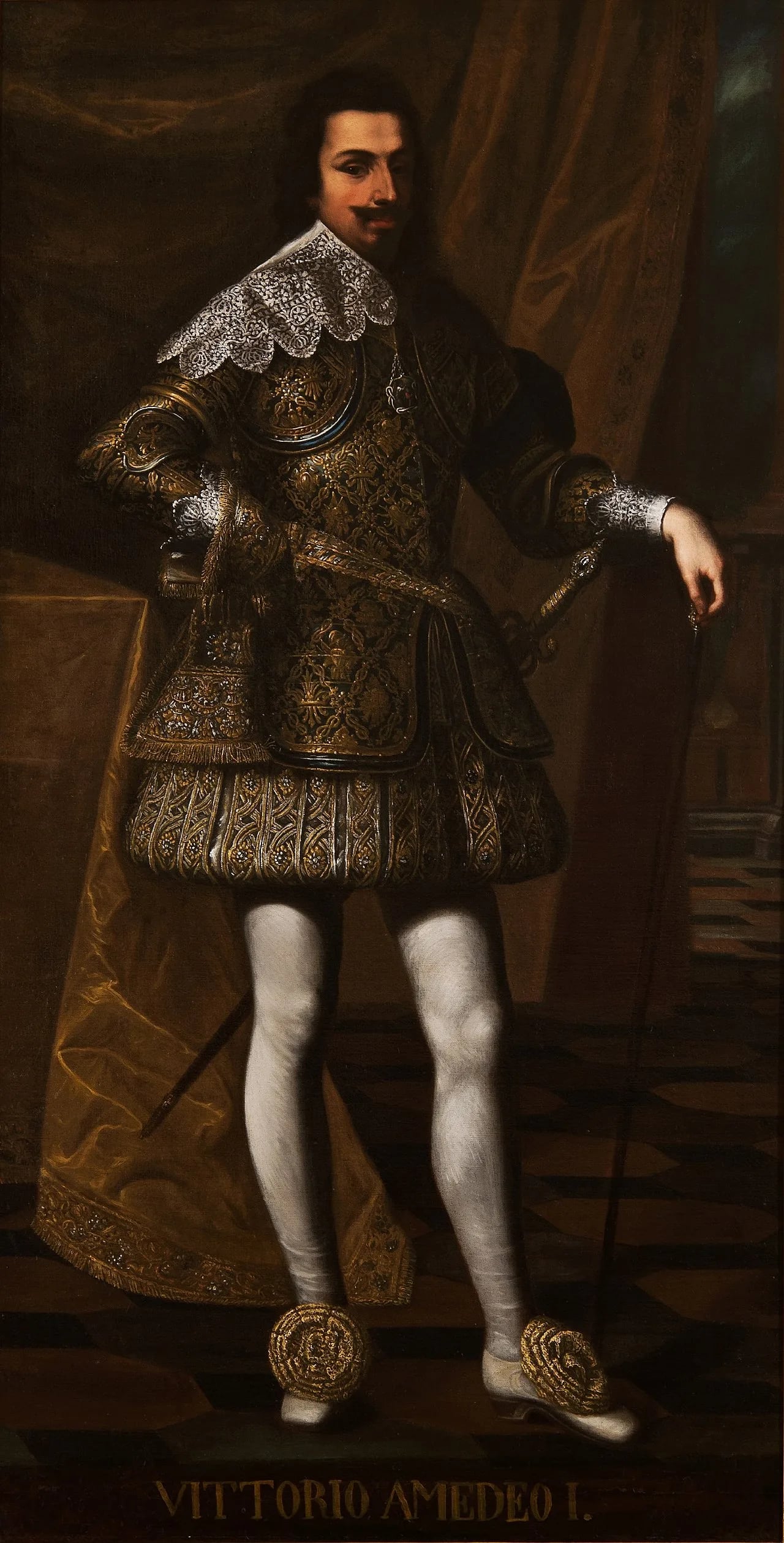 Porträt von Viktor Amadeus I. (1587–1637) – Gedenkseite