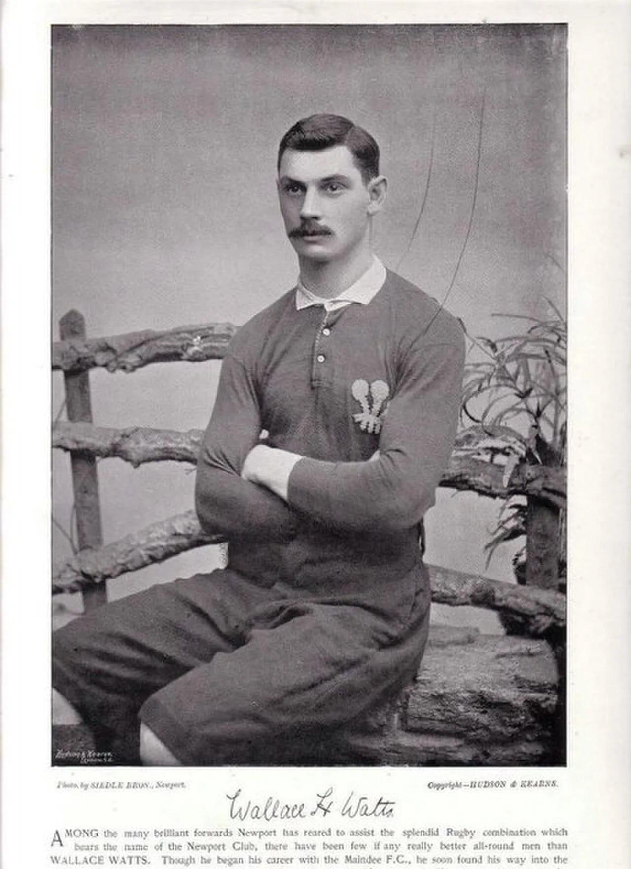 Portrait of Wallace Watts (1870–1950) – memorial page