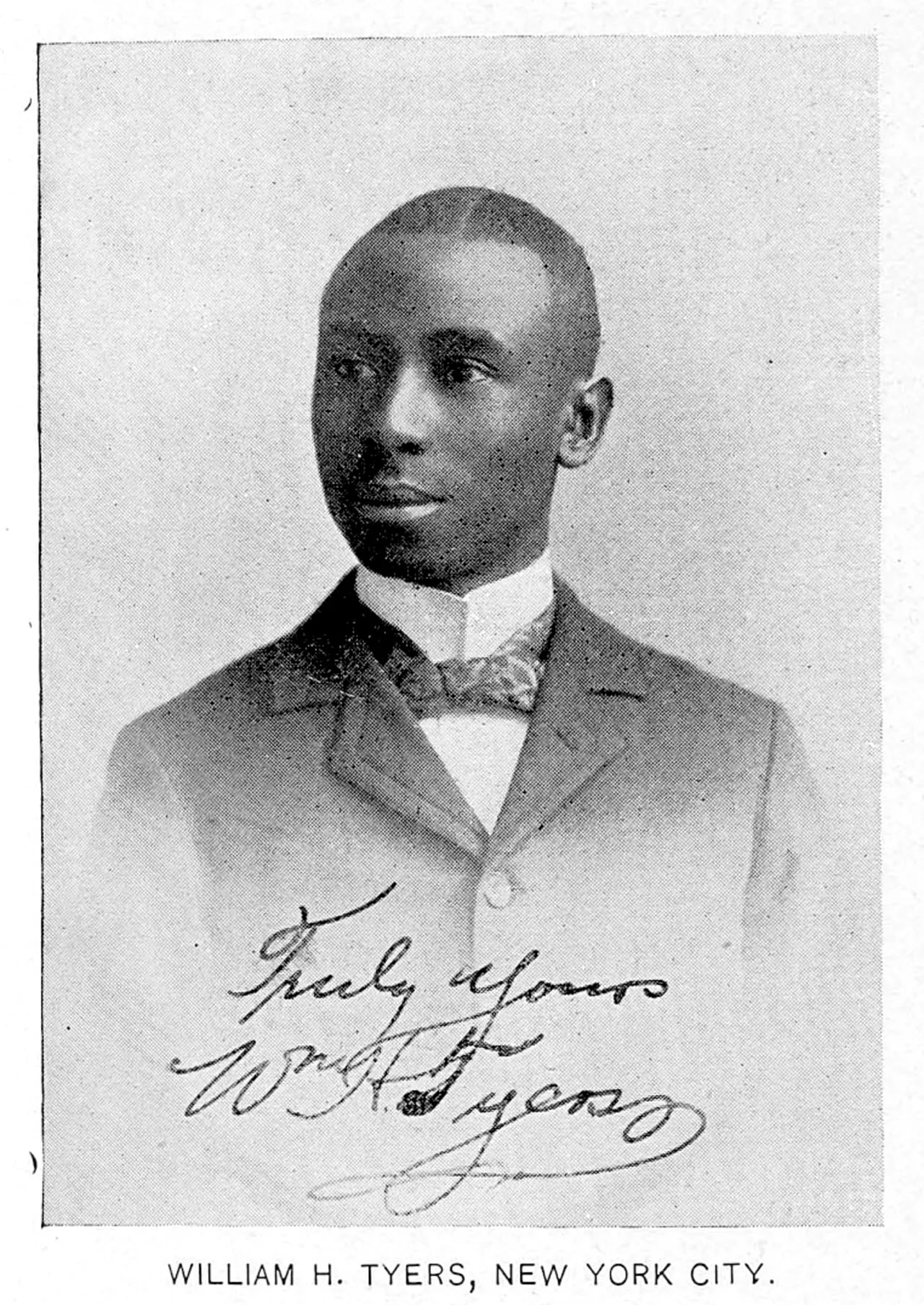 Portrait of William H. Tyers (1876–1924) – memorial page