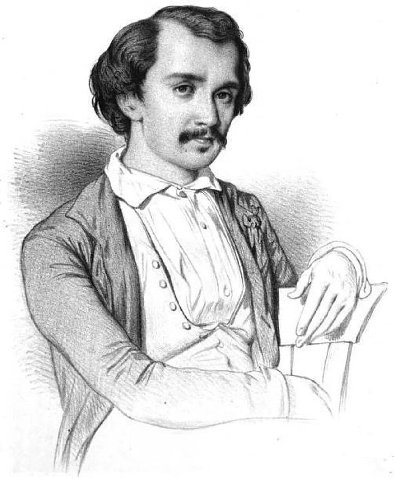 Porträt von Xavier Hommaire de Hell (1812–1848) – Gedenkseite