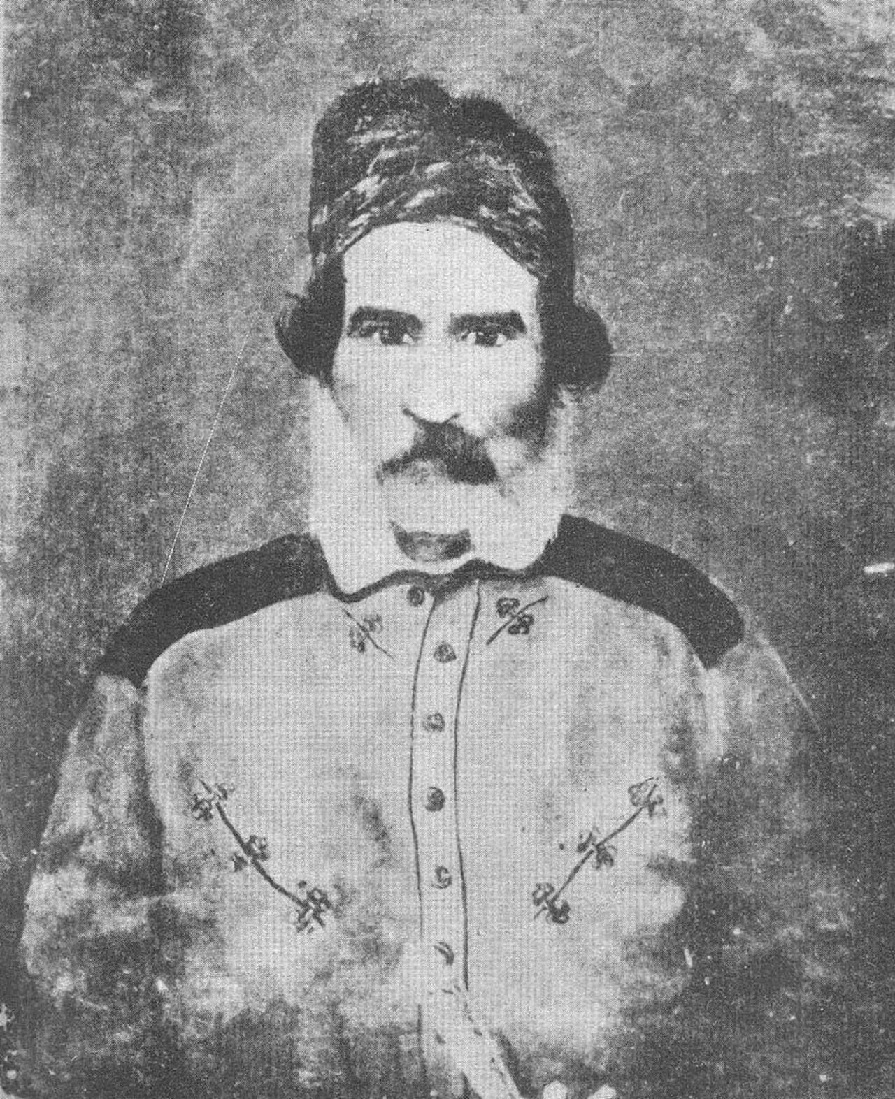 Porträt von Ángel Vicente Peñaloza (1798–1863) – Gedenkseite