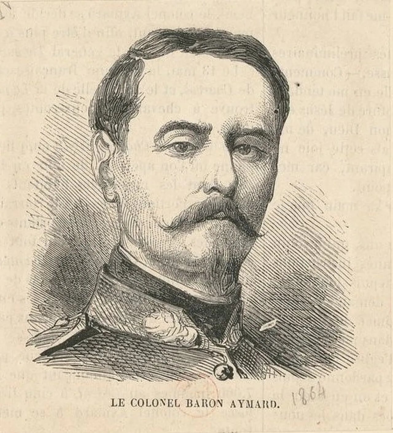 Porträt von Édouard Aymard (1820–1880) – Gedenkseite