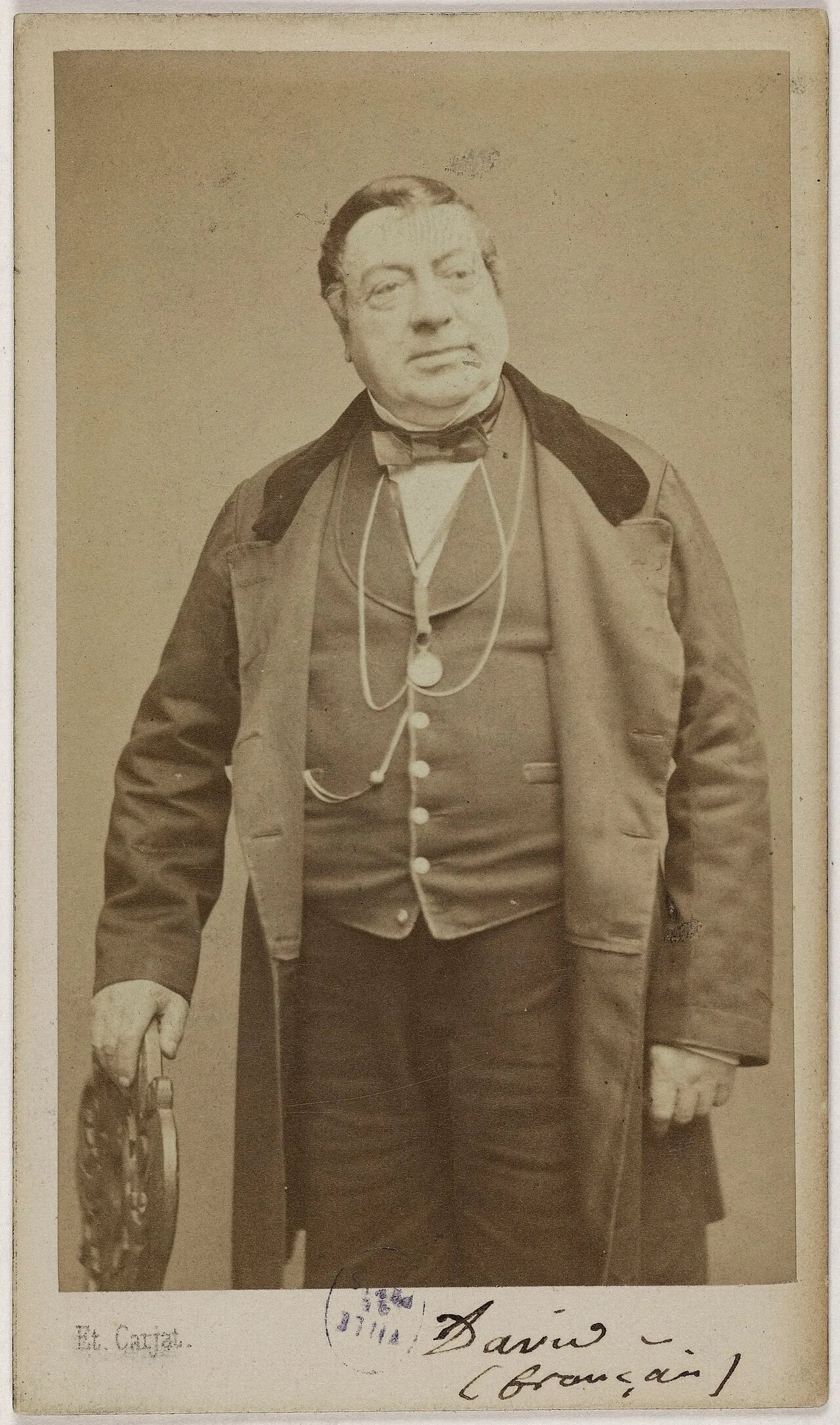 Porträt von Édouard David (1794–1866) – Gedenkseite