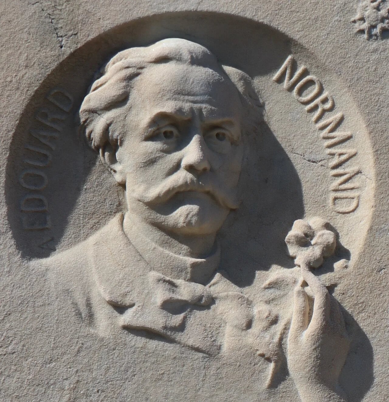 Porträt von Édouard Normand (1818–1896) – Gedenkseite