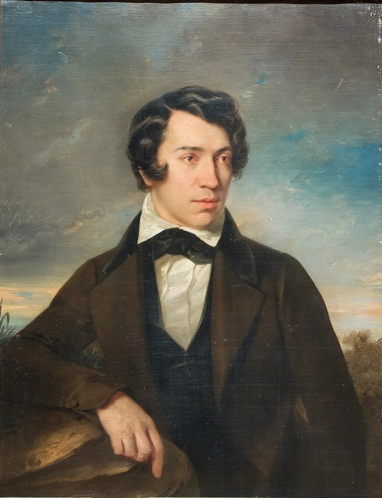 Porträt von Alexei Stepanowitsch Chomjakow (1804–1860) – Gedenkseite