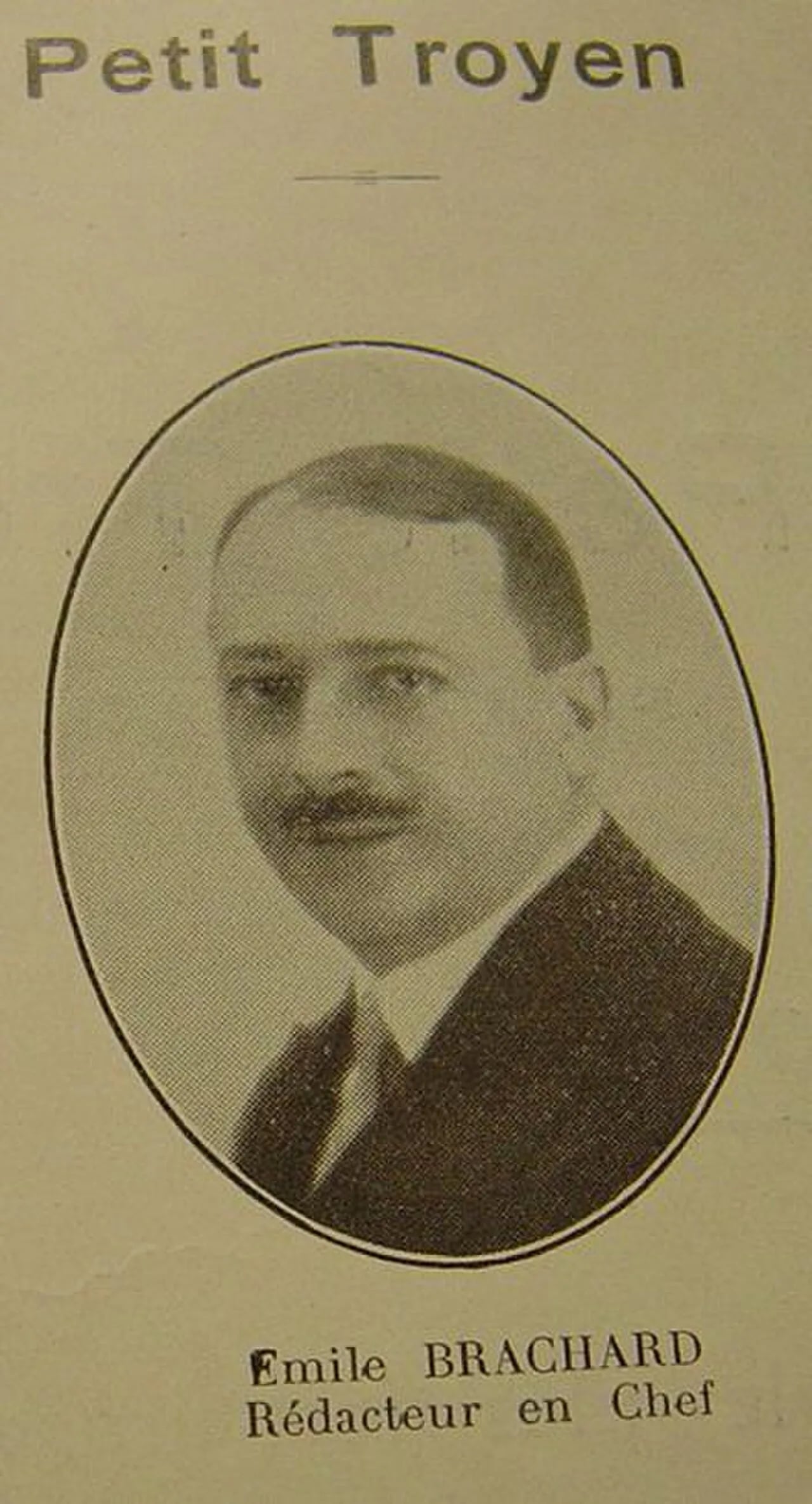 Portrait of Émile Brachard (1887–1944) – memorial page