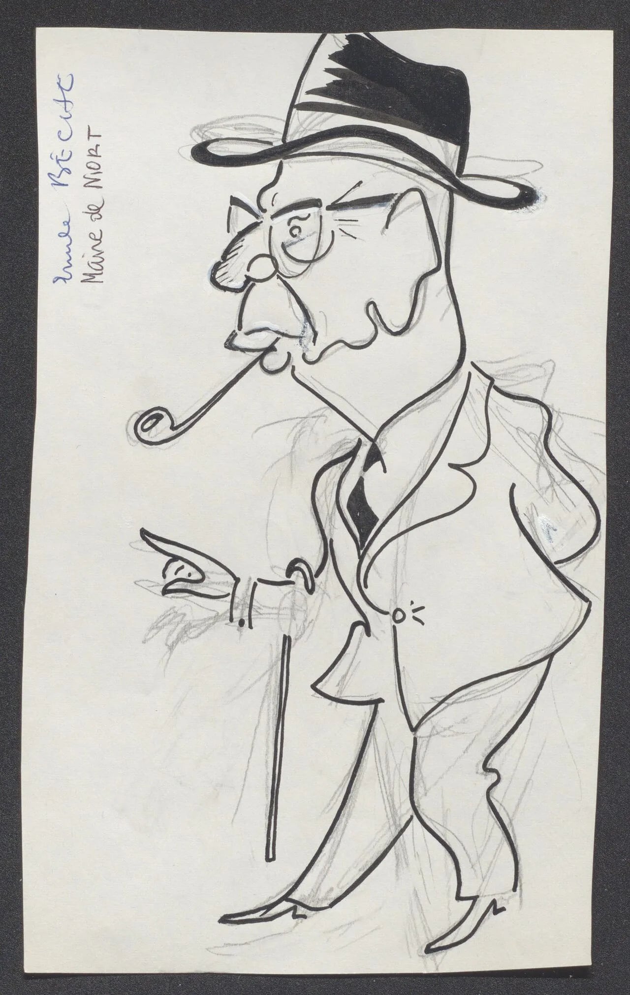 Portrait of Émile Bèche (1898–1977) – memorial page