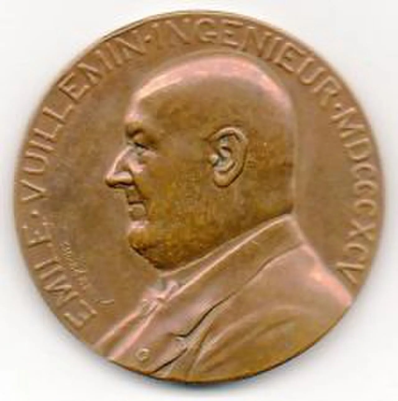 Porträt von Émile Vuillemin (1822–1902) – Gedenkseite