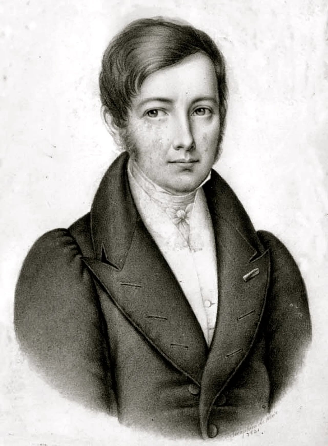 Porträt von Louis Lefébure de Fourcy (1787–1869) – Gedenkseite