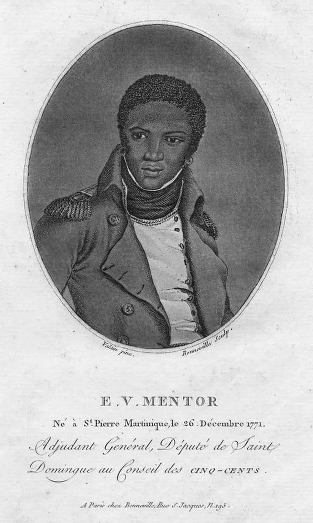 Portrait of Étienne Mentor (1771–1806) – memorial page