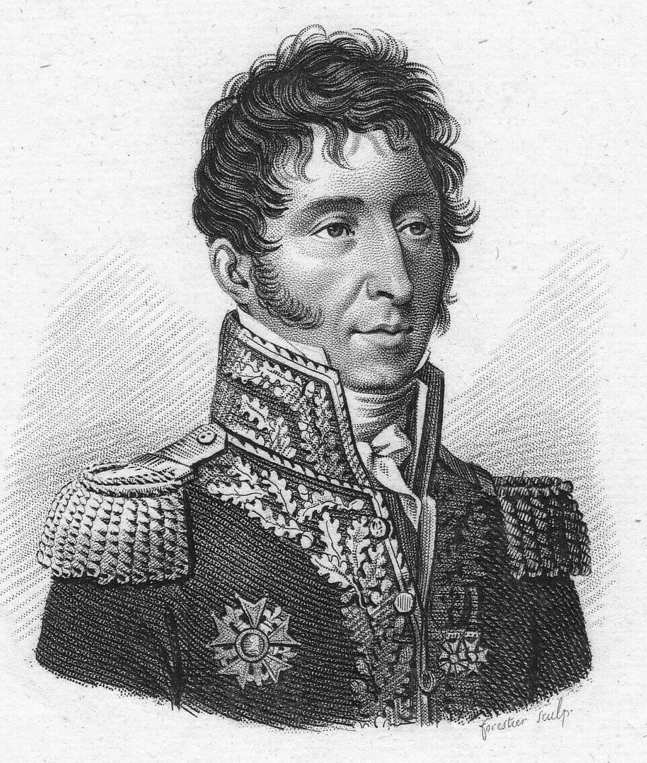 Porträt von Étienne Pierre Sylvestre Ricard (1771–1843) – Gedenkseite