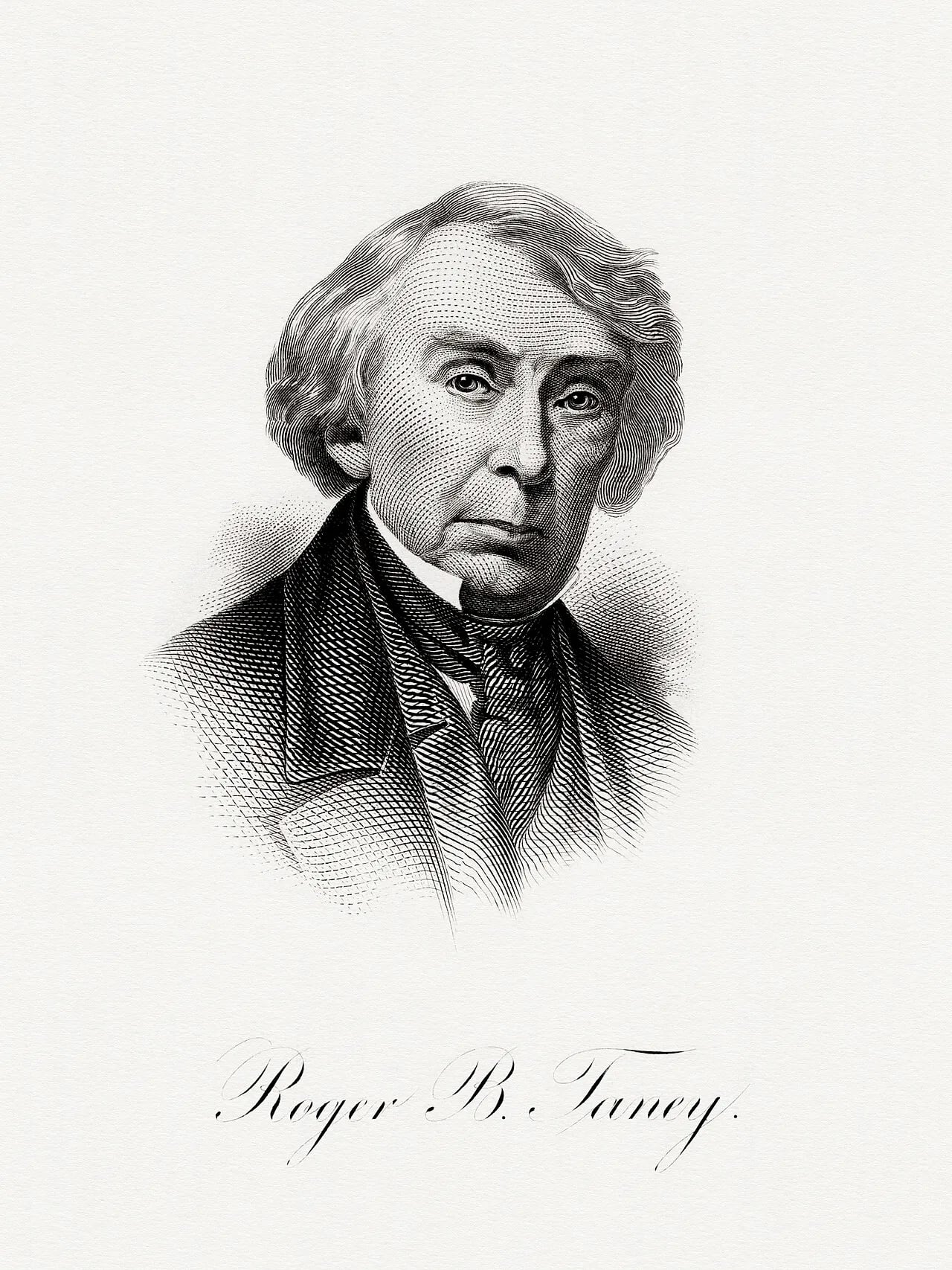 Portrait of Roger B. Taney (1777–1864) – memorial page