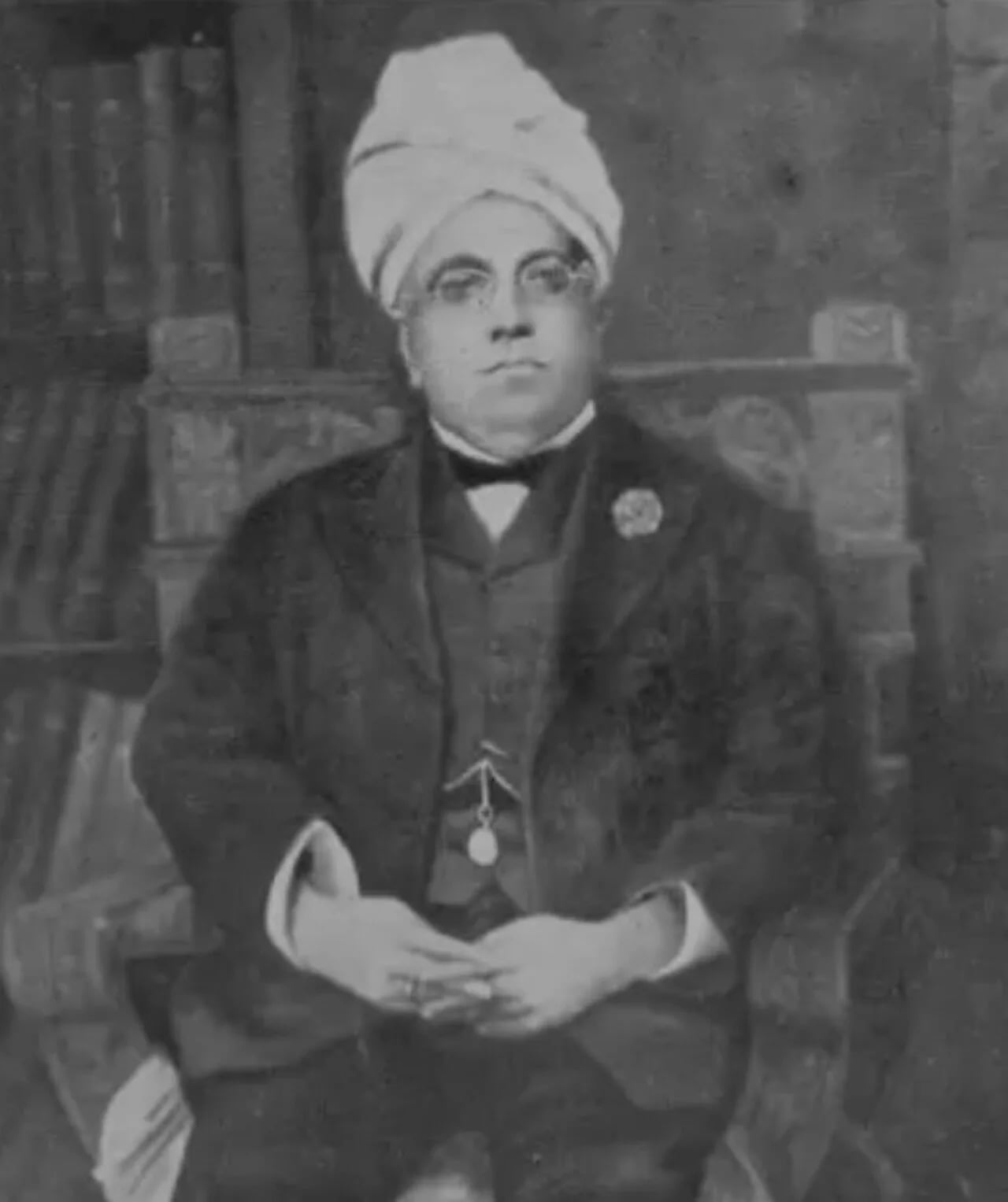 Porträt von Vengayil Kunhiraman Nayanar (1861–1914) – Gedenkseite