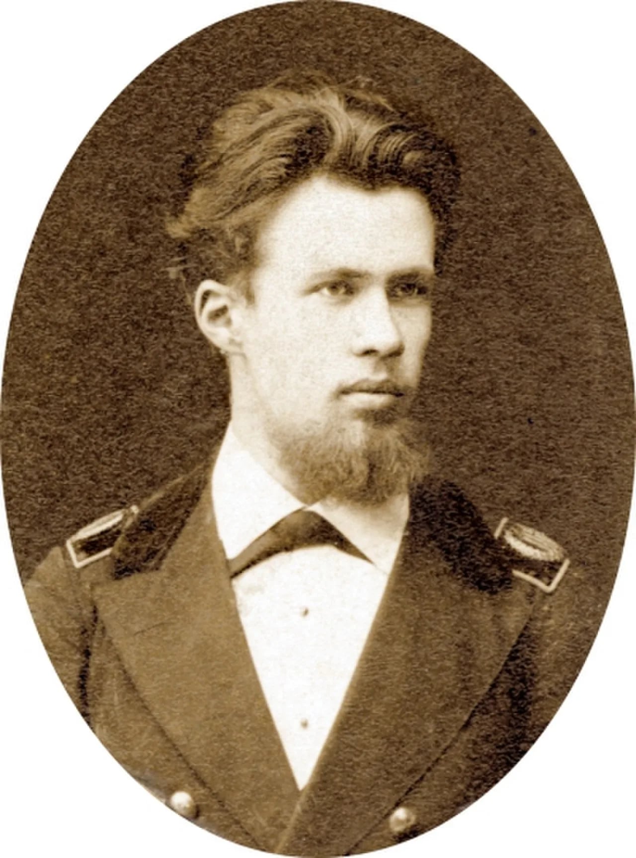 Porträt von Wladimir Afanassjewitsch Obrutschew (1863–1956) – Gedenkseite