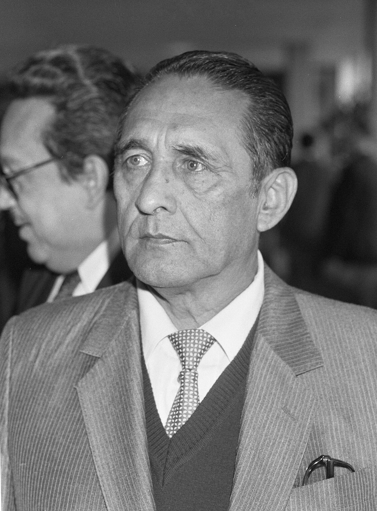 Porträt von José Napoleón Duarte (1925–1990) – Gedenkseite