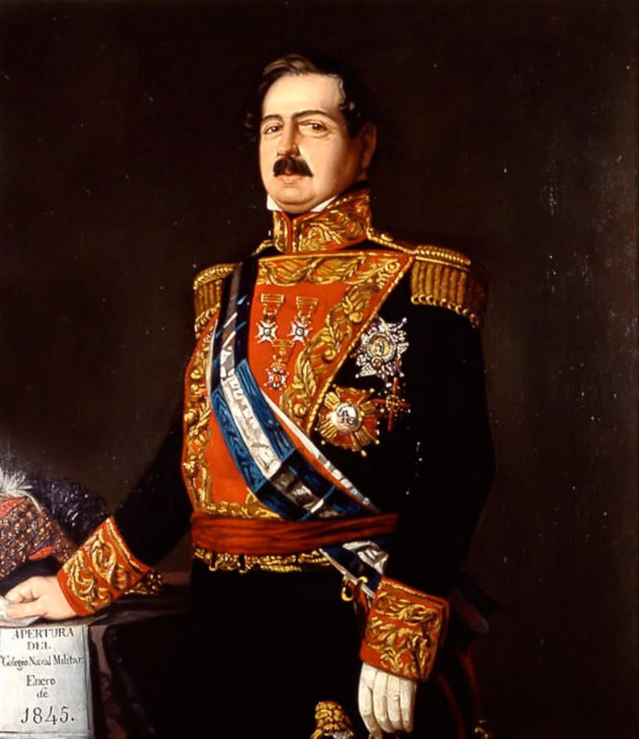 Porträt von Francisco Armero Peñaranda (1804–1866) – Gedenkseite