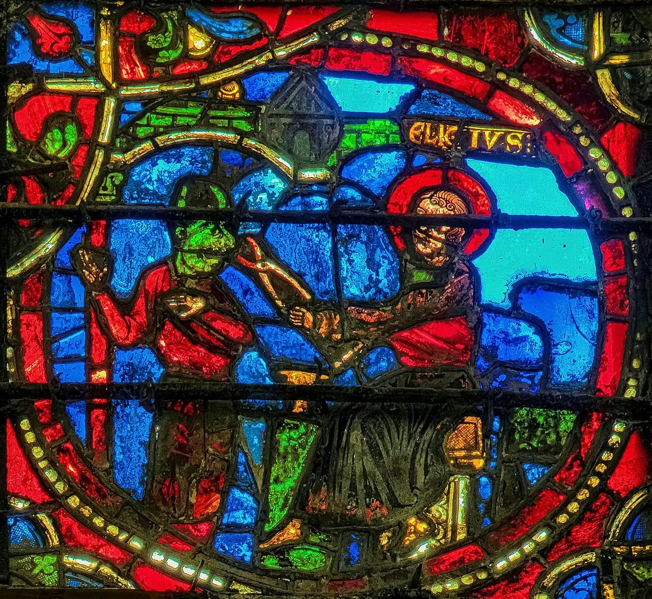 Porträt von Eligius (588–660) – Gedenkseite