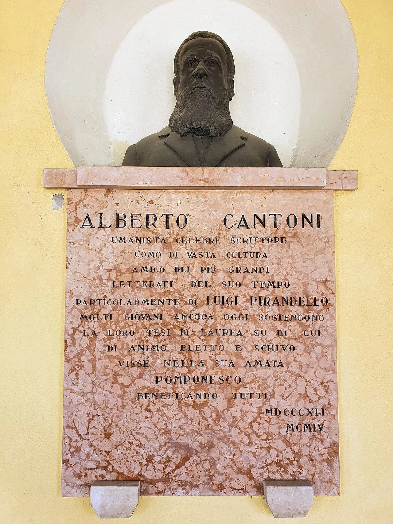 Portrait of Alberto Cantoni (1841–1904) – memorial page